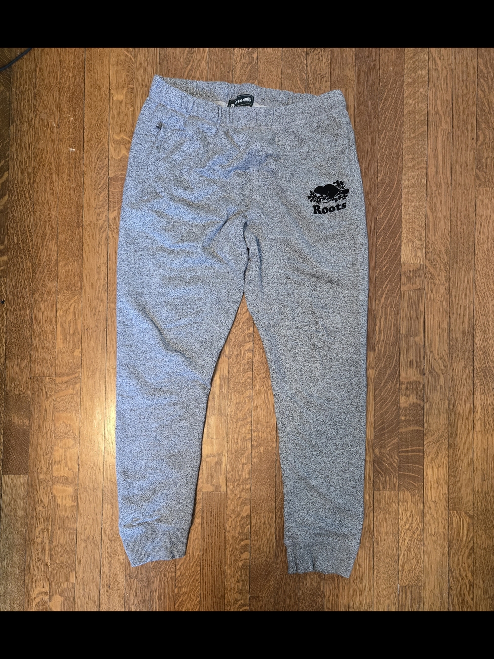 Men’s Medium Roots Heather Gray Sweatpants